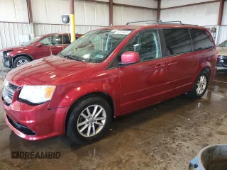 2014 Dodge Grand Caravan SXT with VIN 2C4RDGCG6ER122145, listed as a Copart auction lot 54435605 with 156,196 mi miles and Salvage Title. Bid and sale history available at DreamBid. Image 1.