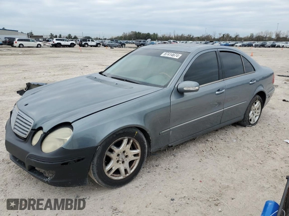 2005 Mercedes-Benz E-Class 3.2L with VIN WDBUF65J25A655040, listed as a Copart auction lot 87414674 with 147,847 mi miles and Salvage Title. Bid and sale history available at carsss.com. Image 1.