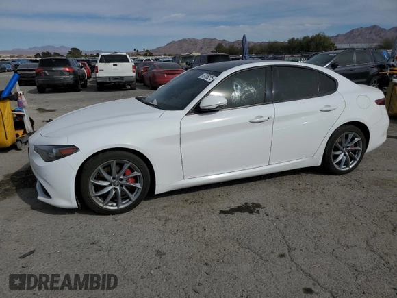 2022 Alfa Romeo Giulia with VIN ZARFAMAN2N7656343, listed as a Copart auction lot 49706275 with 63,524 mi miles and Salvage title. Bid and sale history available at DreamBid. Image 1.