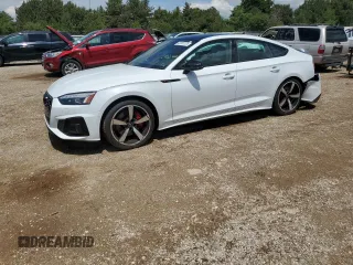2024 Audi A5 Sportback S line Prestige с VIN WAUEACF52RA040835, выставлен на аукционе Copart как лот 62002725 с пробегом 13 276 миль миль и Списание • Salvage title. История ставок и продаж доступна на DreamBid. Изображение 1.