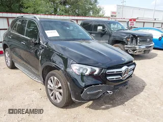 2022 Mercedes-Benz GLE 350 with VIN 4JGFB4JB9NA752546, listed as a IAAI auction lot 42145329 with 57,502 mi miles and . Bid and sale history available at DreamBid. Image 1.