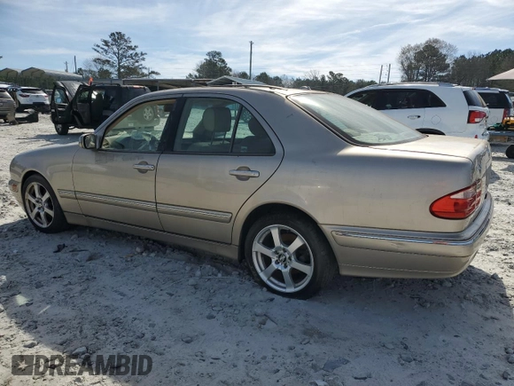 2002 Mercedes-Benz E-Class with VIN WDBJF70J62B394064, listed as a Copart auction lot 49798885 with 0 mi miles and Clean Title. Bid and sale history available at carsss.com. Image 2.