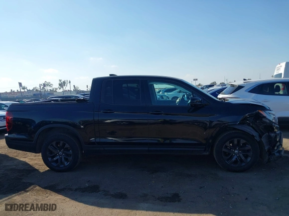 2021 Honda Ridgeline Sport with VIN 5FPYK3F14MB013671, listed as a IAAI auction lot 41361179 with 91,121 mi miles. Bid and sale history available at carsss.com. Image 13.