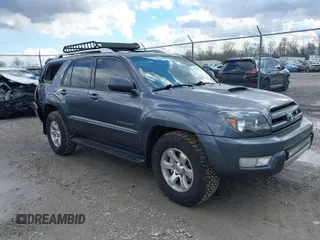 2004 Toyota 4Runner SR5 with VIN JTEBT14R948010088, listed as a IAAI auction lot 41684291 with 126,964 mi miles and . Bid and sale history available at DreamBid. Image 1.