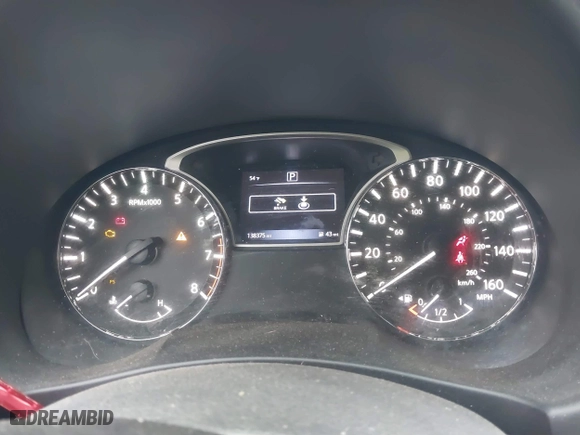 2016 Nissan Altima 2.5 SL with VIN 1N4AL3AP4GC160681, listed as a IAAI auction lot 41533393 with 138,375 mi miles. Bid and sale history available at carsss.com. Image 7.