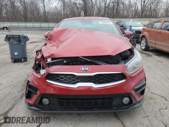 2021 Kia Forte LXS with VIN 3KPF24AD8ME411544, listed as a Copart auction lot 47969975 with 40,040 mi miles and Salvage Title. Bid and sale history available at carsss.com. Image 5.