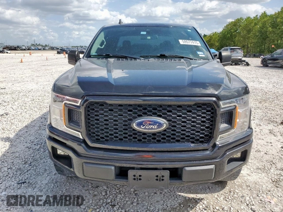 2020 Ford F-150 XL with VIN 1FTEW1CP2LKE78545, listed as a Copart auction lot 59577415 with 110,876 mi miles and Salvage title. Bid and sale history available at DreamBid. Image 5.