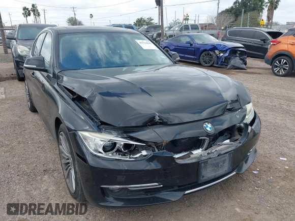 2013 BMW 3 Series 328i with VIN WBA3A5C58DF352998, listed as a IAAI auction lot 41516042 with 205,977 mi miles. Bid and sale history available at carsss.com. Image 1.