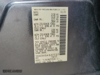 2020 Nissan Murano S with VIN 5N1AZ2AJ1LN127727, listed as a Copart auction lot 50734005 with 29,018 mi miles and Salvage Title. Bid and sale history available at carsss.com. Image 14.