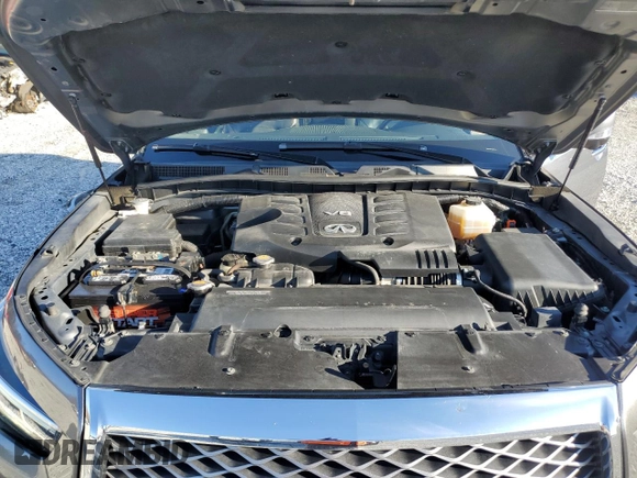 2019 Infiniti QX80 LUXE with VIN JN8AZ2NF2K9683793, listed as a Copart auction lot 45565415 with 63,650 mi miles and Salvage Title. Bid and sale history available at carsss.com. Image 12.