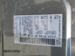 2018 Nissan Pathfinder S with VIN 5N1DR2MM8JC617027, listed as a Copart auction lot 59629955 with 150,162 mi miles and Clean title. Bid and sale history available at DreamBid. Image 13.