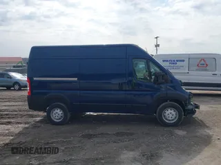 2023 Ram ProMaster Cargo with VIN 3C6LRVBG1PE599526, listed as a IAAI auction lot 41910156 with 1,504 mi miles. Bid and sale history available at carsss.com. Image 14.