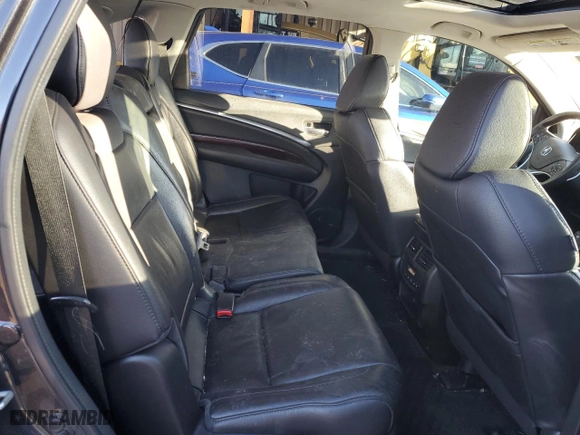 2014 Acura MDX Tech Pkg with VIN 5FRYD4H4XEB049025, listed as a Copart auction lot 46864495 with 104,112 mi miles and Salvage Title. Bid and sale history available at carsss.com. Image 10.