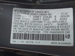 2020 Honda Civic LX with VIN 2HGFC2F63LH567698, listed as a IAAI auction lot 42354886 with 70,977 mi miles and . Bid and sale history available at DreamBid. Image 9.