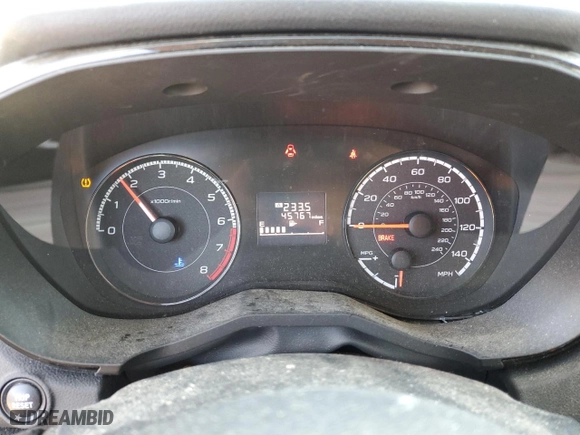 2019 Subaru Impreza with VIN 4S3GTAA66K1745654, listed as a Copart auction lot 84204604 with 45,767 mi miles and Salvage Title. Bid and sale history available at carsss.com. Image 9.