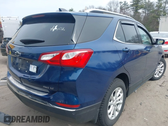 2019 Chevrolet Equinox LT with VIN 2GNAXUEV8K6279534, listed as a IAAI auction lot 41914423 with 52,631 mi miles and . Bid and sale history available at DreamBid. Image 4.