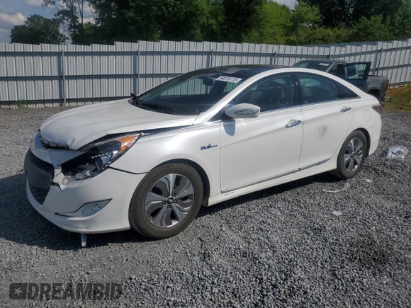 2014 Hyundai Sonata Hybrid Limited with VIN KMHEC4A45EA106270, listed as a Copart auction lot 54578115 with 181,747 mi miles and Clean Title. Bid and sale history available at carsss.com. Image 1.