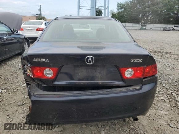 2004 Acura TSX with VIN JH4CL96834C008375, listed as a Copart auction lot 64144965 with 158,417 mi miles and Salvage title. Bid and sale history available at DreamBid. Image 6.