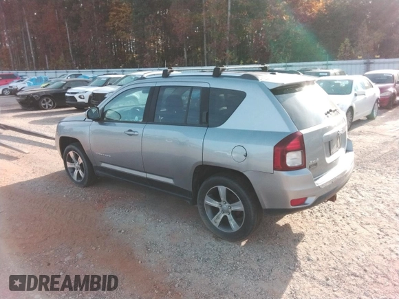 2016 Jeep Compass High Altitude Edition with VIN 1C4NJDEB3GD558111, listed as a Copart auction lot 51717964 with 126,832 mi miles and Salvage Title. Bid and sale history available at carsss.com. Image 2.