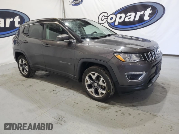 2021 Jeep Compass Limited with VIN 3C4NJDCB5MT599655, listed as a Copart auction lot 88767695 with 87,316 mi miles and Clean Title. Bid and sale history available at carsss.com. Image 4.