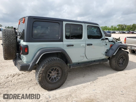 2023 Jeep Wrangler Willys with VIN 1C4HJXDN6PW664826, listed as a Copart auction lot 54842415 with 20,004 mi miles and Salvage Title. Bid and sale history available at DreamBid. Image 3.