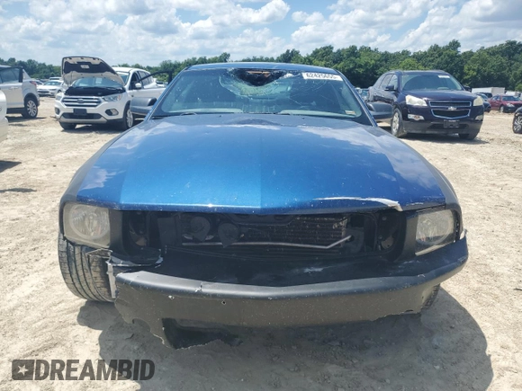 2006 Ford Mustang GT Deluxe with VIN 1ZVFT82H065200081, listed as a Copart auction lot 62425655 with 163,925 mi miles and Salvage title. Bid and sale history available at DreamBid. Image 5.