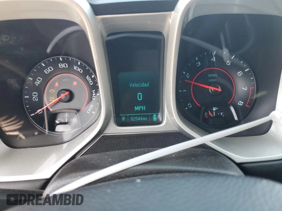 2014 Chevrolet Camaro LT z VIN 2G1FB1E32E9250309, wystawiony jako Copart lot #62148335 z przebiegiem 92 544 mil mil oraz Szkoda całkowita • Salvage title. Historia ofert i sprzedaży dostępna na DreamBid. Obrazek 9.