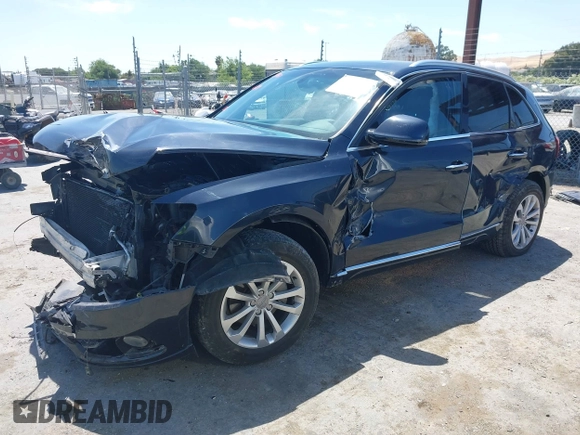 2015 Audi Q5 Premium Plus with VIN WA1LFAFP3FA123360, listed as a IAAI auction lot 42361327 with 90,777 mi miles and . Bid and sale history available at DreamBid. Image 18.