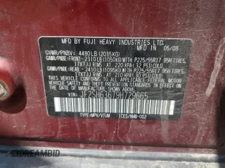 2009 Subaru Forester X with VIN JF2SH63679H729665, listed as a Copart auction lot 59606545 with 198,941 mi miles and Salvage title. Bid and sale history available at DreamBid. Image 13.