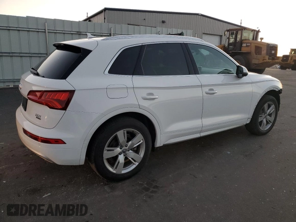 2018 Audi Q5 Premium Plus with VIN WA1BNAFY7J2173771, listed as a Copart auction lot 68960032 with 23,280 mi miles. Bid and sale history available at carsss.com. Image 3.
