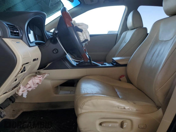 2010 Lexus RX 450h with VIN JTJZB1BA8A2001588, listed as a Copart auction lot 50193885 with 140,248 mi miles and Salvage Title. Bid and sale history available at DreamBid. Image 7.