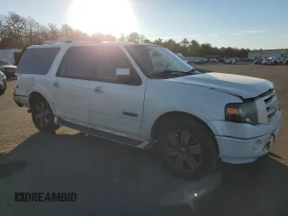 2008 Ford Expedition EL Limited with VIN 1FMFK20578LA43722, listed as a Copart auction lot 80646574 with 163,636 mi miles and Salvage Title. Bid and sale history available at carsss.com. Image 4.