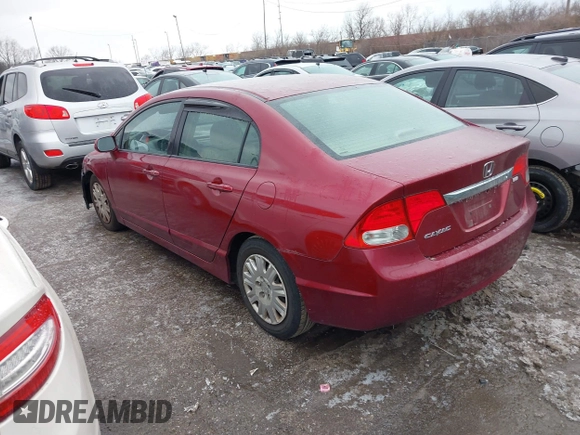 2011 Honda Civic LX with VIN 2HGFA1F5XBH550385, listed as a IAAI auction lot 41563973 with 216,890 mi miles and . Bid and sale history available at DreamBid. Image 3.