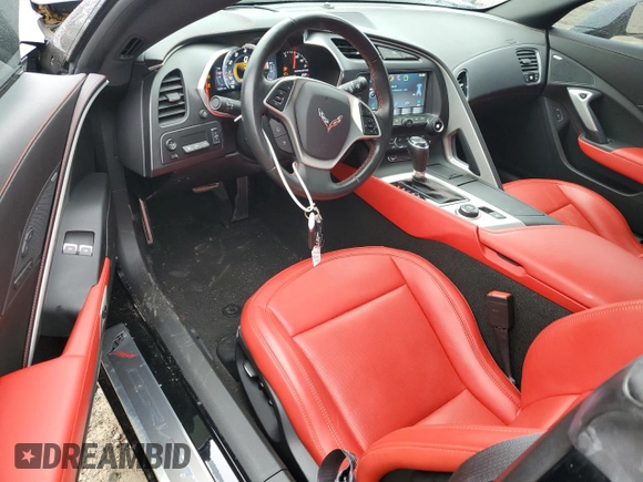 2015 Chevrolet Corvette Z51 2LT with VIN 1G1YK3D75F5125246, listed as a Copart auction lot 72342704 with 12,031 mi miles and Clean Title. Bid and sale history available at carsss.com. Image 8.