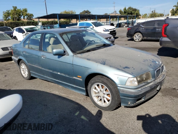 1998 BMW 3 Series 318i with VIN WBACC9321WEE60236, listed as a Copart auction lot 75763954 with 0 mi miles and Clean Title. Bid and sale history available at carsss.com. Image 4.