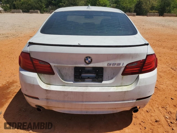 2011 BMW 5 Series 535i with VIN WBAFR7C51BC604123, listed as a Copart auction lot 53751665 with 163,851 mi miles and Clean Title. Bid and sale history available at carsss.com. Image 6.