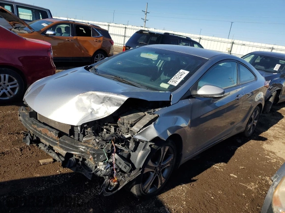 2014 Hyundai Elantra z VIN KMHDH6AH0EU028362, wystawiony jako Copart lot #50162445 z przebiegiem 113 782 mil mil oraz Szkody całkowita. Historia ofert i sprzedaży dostępna na DreamBid. Obrazek 1.