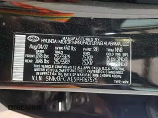 2023 Hyundai Tucson SEL z VIN 5NMJFCAE5PH167575, wystawiony jako Copart lot #58772945 z przebiegiem 16 733 mil mil oraz Szkoda całkowita • Salvage title. Historia ofert i sprzedaży dostępna na DreamBid. Obrazek 13.