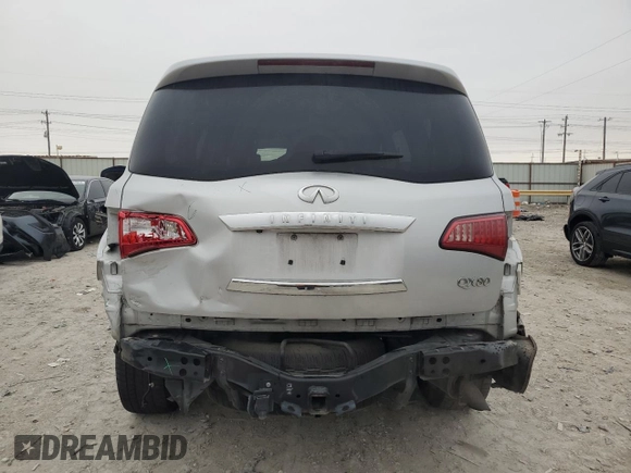 2014 Infiniti QX80 with VIN JN8AZ2NF5E9554886, listed as a Copart auction lot 78691984 with 146,851 mi miles and Salvage Title. Bid and sale history available at carsss.com. Image 6.