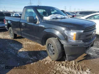 2019 Ford F-150 XL with VIN 1FTMF1CB2KKD36405, listed as a Copart auction lot 45341205 with 71,596 mi miles and Salvage title. Bid and sale history available at DreamBid. Image 4.