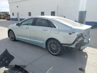 2014 Lincoln MKZ Hybrid with VIN 3LN6L2LU9ER808684, listed as a Copart auction lot 52974105 with 123,486 mi miles and Salvage Title. Bid and sale history available at DreamBid. Image 2.
