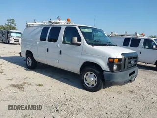 2012 Ford Econoline Cargo Commercial with VIN 1FTNE2EL8CDB15061, listed as a IAAI auction lot 41992573 with 179,837 mi miles and . Bid and sale history available at carsss.com. Image 1.