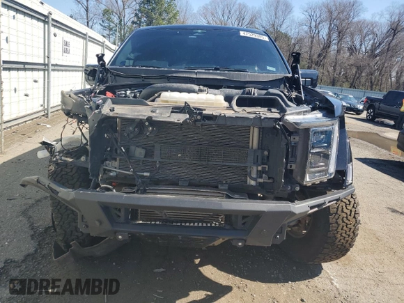 2023 Ford F-150 Raptor with VIN 1FTFW1RGXPFC88745, listed as a Copart auction lot 47529385 with 32,220 mi miles and Salvage Title. Bid and sale history available at DreamBid. Image 5.