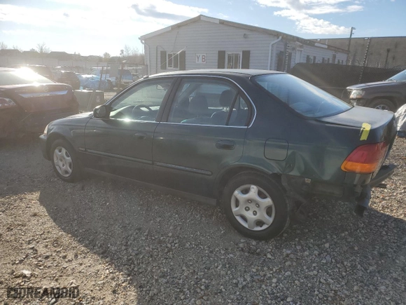1998 Honda Civic EX with VIN 1HGEJ8642WL018276, listed as a Copart auction lot 82837324 with 217,713 mi miles and Salvage Title. Bid and sale history available at carsss.com. Image 2.
