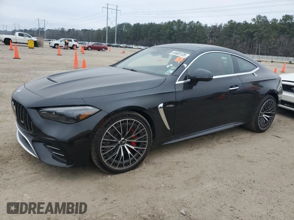 2024 Mercedes-Benz CLE 53 AMG z VIN W1KMJ6CB0RF040545, wystawiony jako Copart lot #44605135 z przebiegiem 466 mil mil oraz Szkoda całkowita • Salvage title. Historia ofert i sprzedaży dostępna na DreamBid. Obrazek 1.