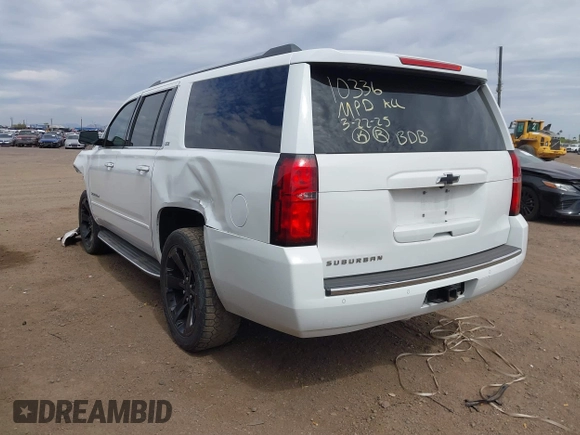 2015 Chevrolet Suburban LTZ with VIN 1GNSKKKC5FR691219, listed as a IAAI auction lot 41921973 with 169,119 mi miles and . Bid and sale history available at DreamBid. Image 3.