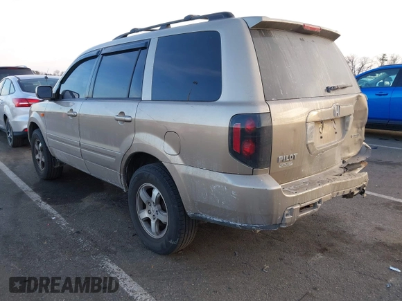 2007 Honda Pilot EX-L with VIN 2HKYF18667H509331, listed as a IAAI auction lot 41453510 with 228,746 mi miles and . Bid and sale history available at DreamBid. Image 3.