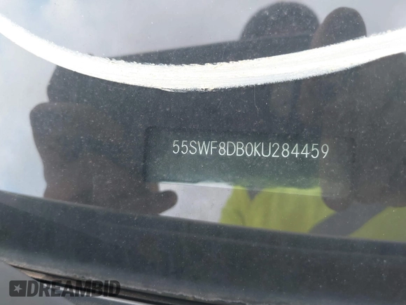 2019 Mercedes-Benz C 300 with VIN 55SWF8DB0KU284459, listed as a IAAI auction lot 40895273 with Not provided miles and . Bid and sale history available at DreamBid. Image 9.
