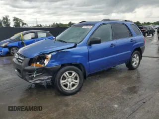 2006 Kia Sportage LX with VIN KNDJF723167218693, listed as a Copart auction lot 65461375 with 187,444 mi miles and Salvage title. Bid and sale history available at DreamBid. Image 1.
