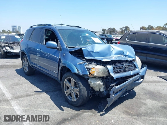 2008 Toyota RAV4 Sport with VIN JTMZK32V086015618, listed as a IAAI auction lot 39715648 with 137,887 mi miles and . Bid and sale history available at DreamBid. Image 1.